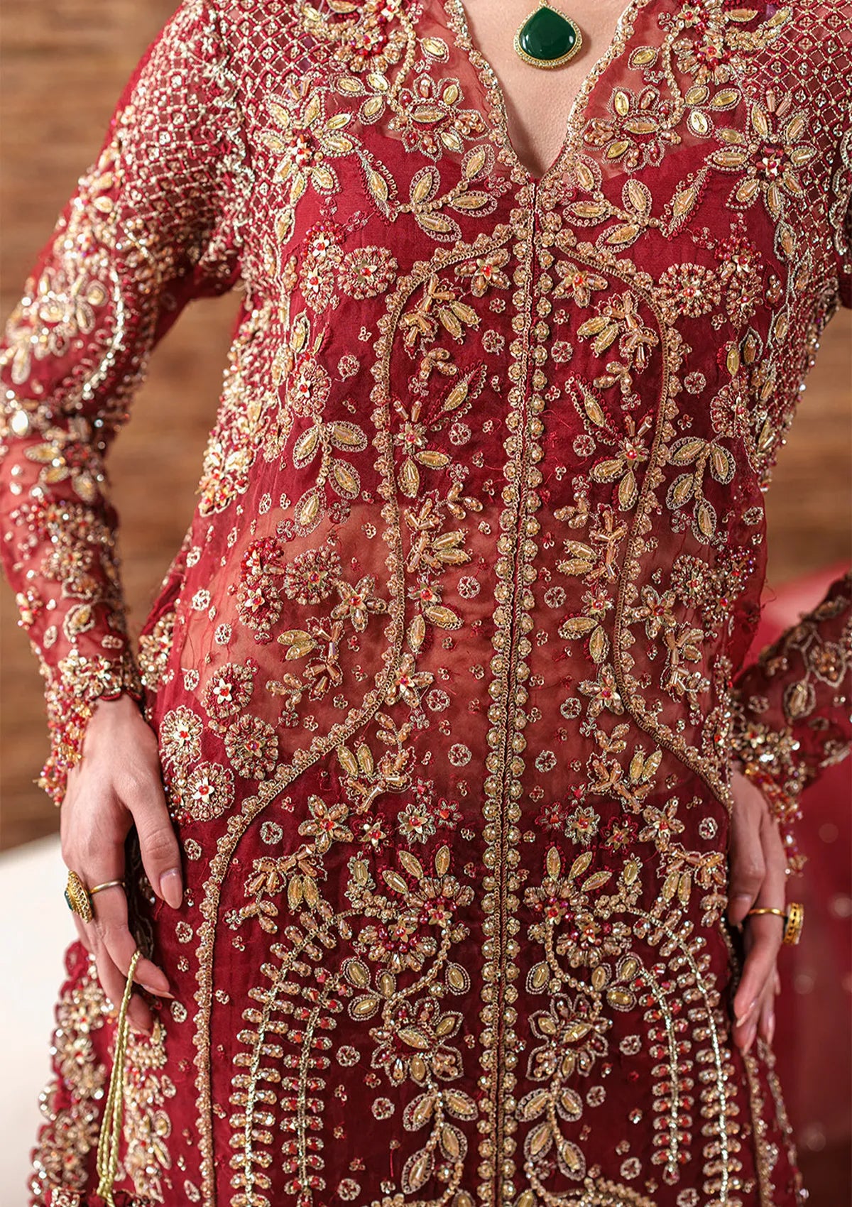 Emaan Adeel Starlit Jewels Festive'26 -Ruby Veil