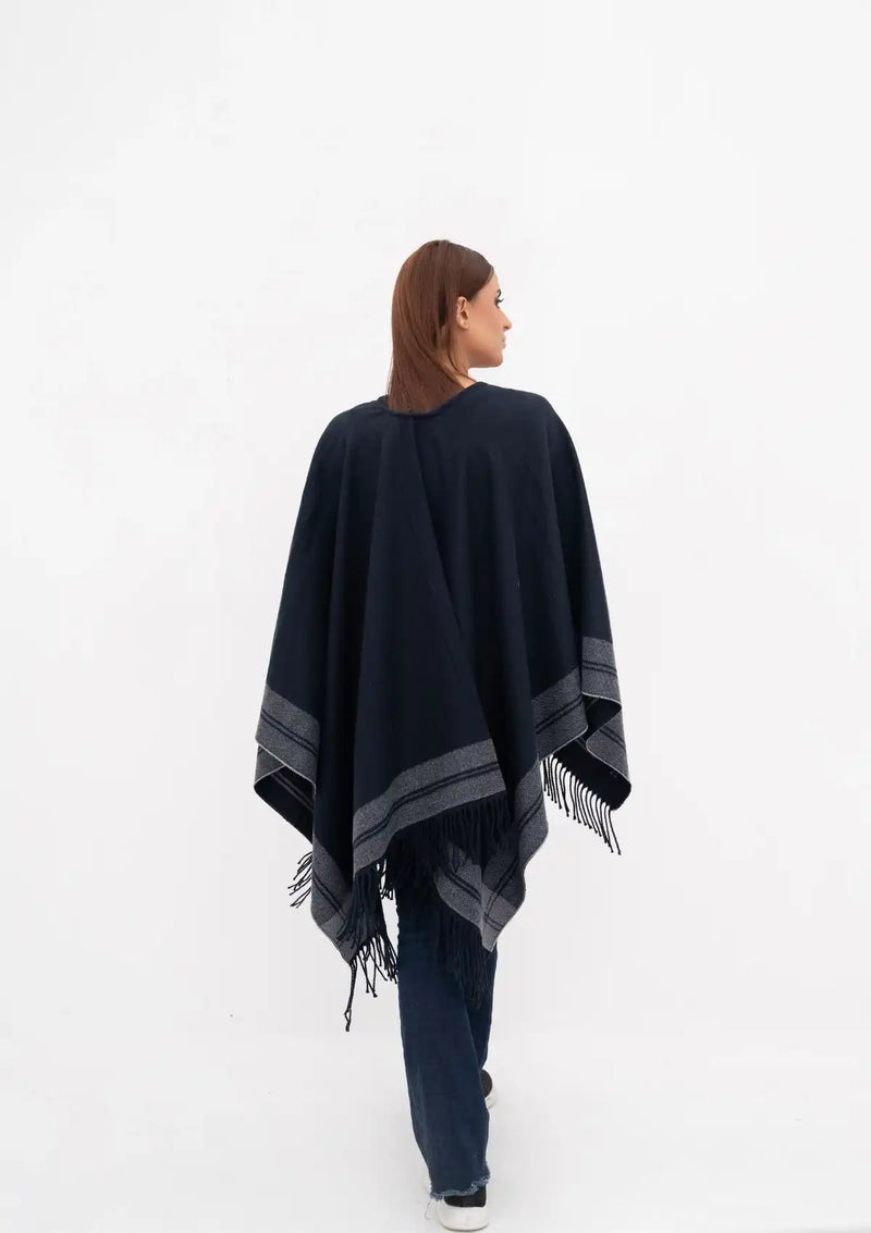 Manahil Winter Cape Shawls'23 CS-47