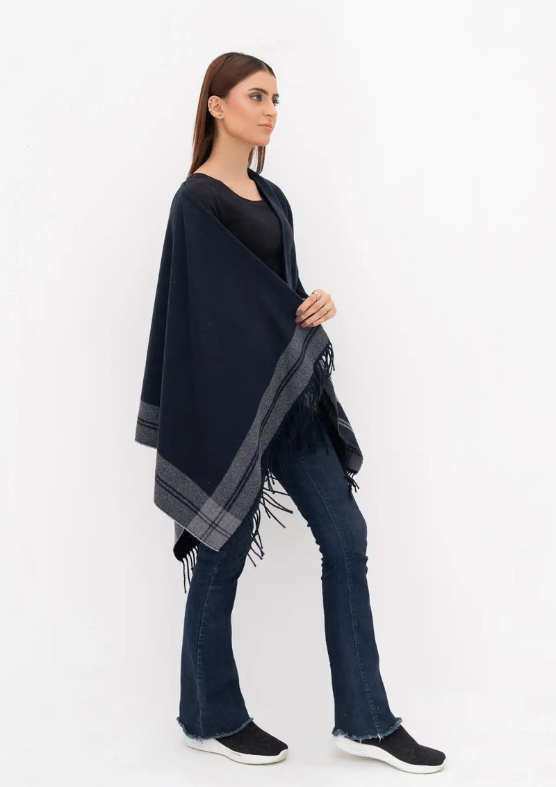 Manahil Winter Cape Shawls'23 CS-47