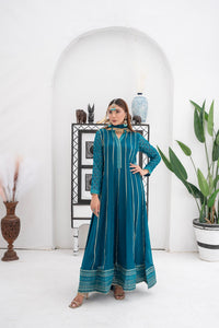 Shayzal By Mona Emb Pret KURTI 106-TEAL