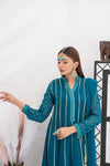 Shayzal By Mona Emb Pret KURTI 106-TEAL