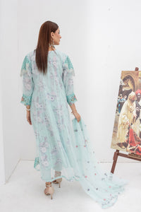 Shayzal By Mona Emb Pret NPG-47-POWDER BLUE - Mohsin Saeed Fabrics