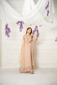 Jal Pari by Mona Emb KURTI-B-005-PEACH