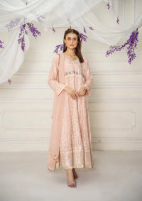 Shayzal By Mona Emb Pret ND-6-PEACH