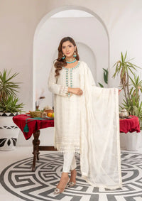 Ishq Murshid by Mona WA 05-OFF WHITE