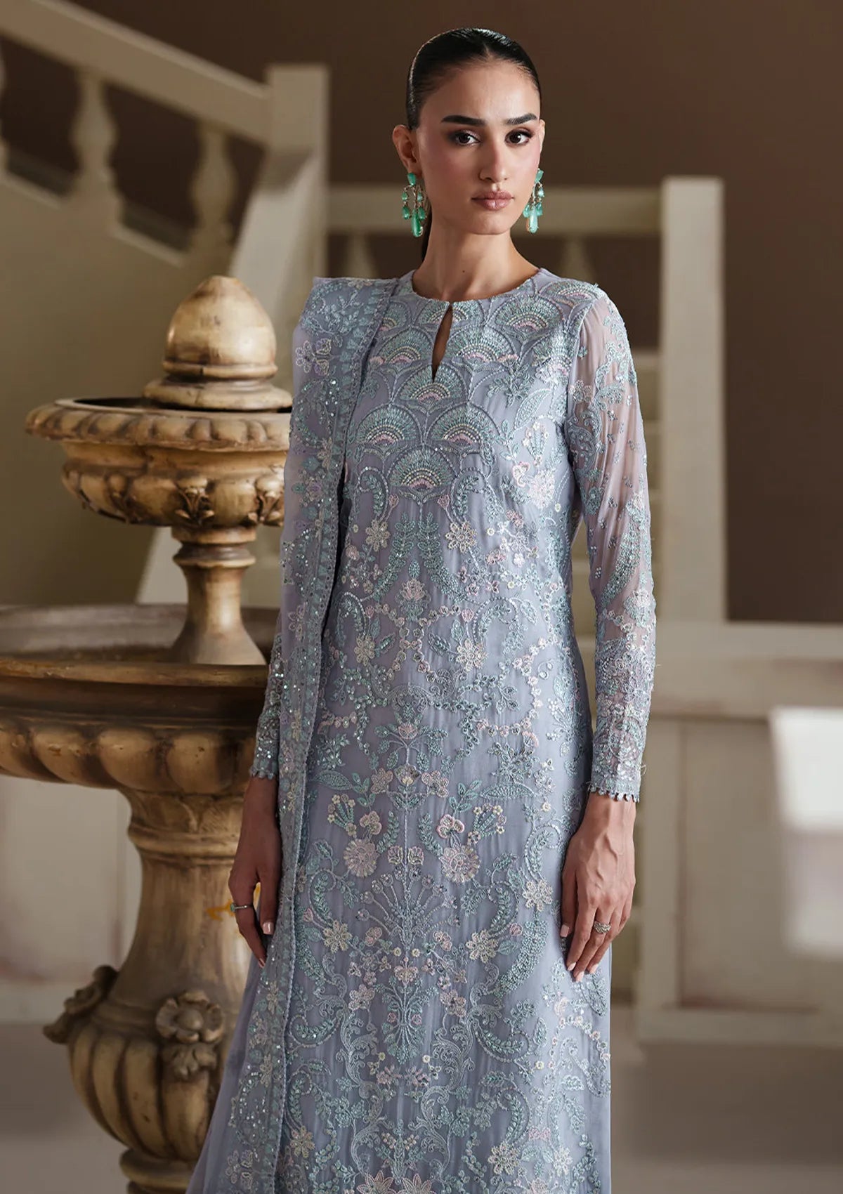 Emaan Adeel Modern Heirloom'26 SO-557 BLUE VERSE