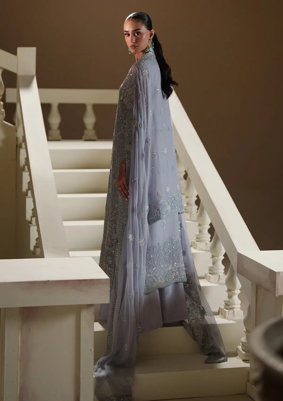 Emaan Adeel Modern Heirloom'26 SO-557 BLUE VERSE