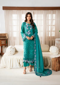 Naqsh Chikankari Festive Edit'26 NS-00197 Teal Vibes