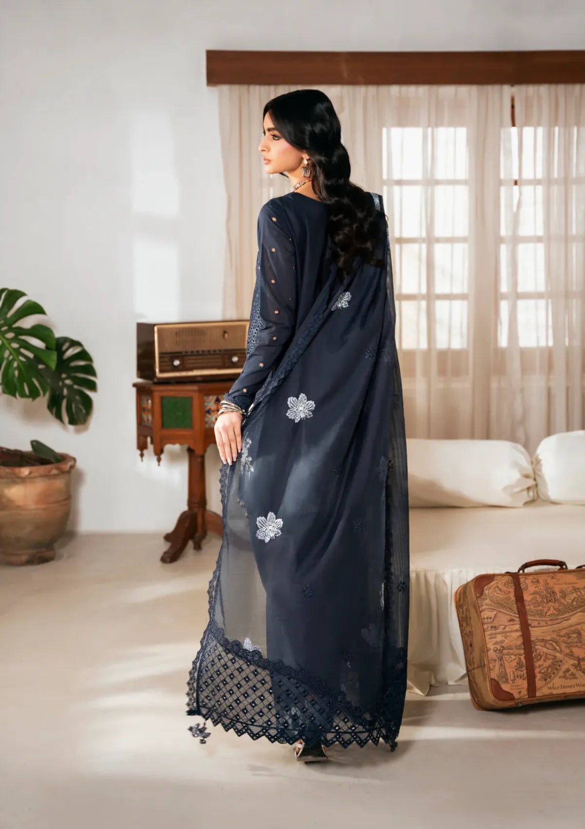 Naqsh Chikankari Festive Edit'26 NS-00198 Blue Contour