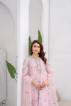 Shayzal By Mona Emb Pret NPG 47-TEA ROSE - Mohsin Saeed Fabrics