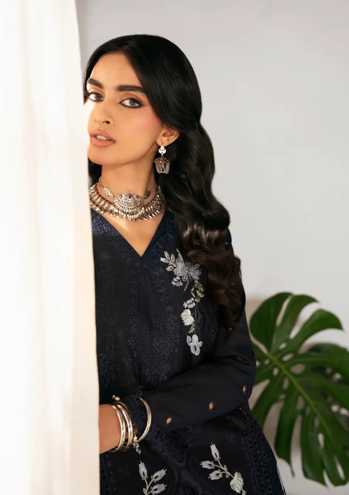 Naqsh Chikankari Festive Edit'26 NS-00198 Blue Contour