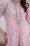 Shayzal By Mona Emb Pret NPG 47-TEA ROSE - Mohsin Saeed Fabrics