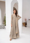 Jal Pari by Mona Emb KURTI-B-006-CAMEL BROWN