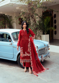 Naqsh Chikankari Festive Edit'26 NS-00191 Ruby Red
