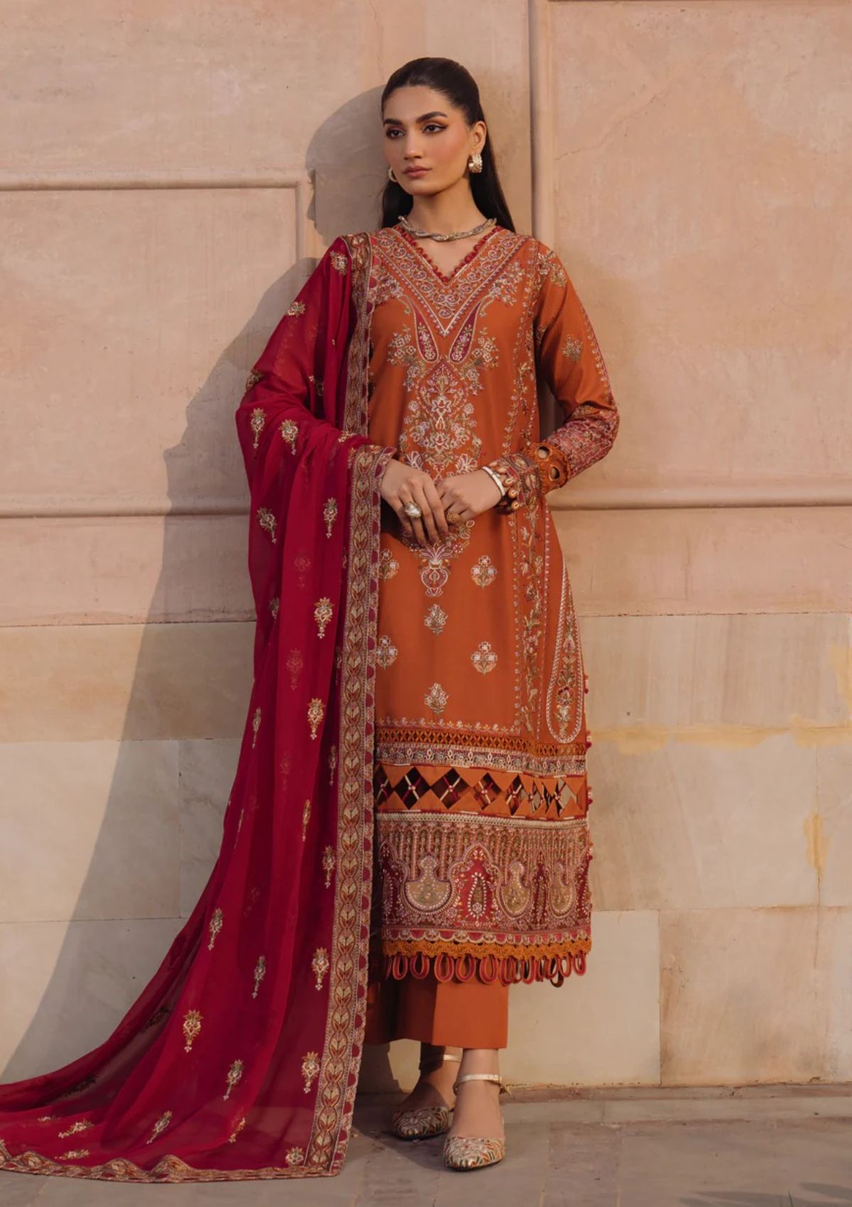 Xenia Farozaan Lawn'24 XF-06 ZAFEERAH - Mohsin Saeed Fabrics