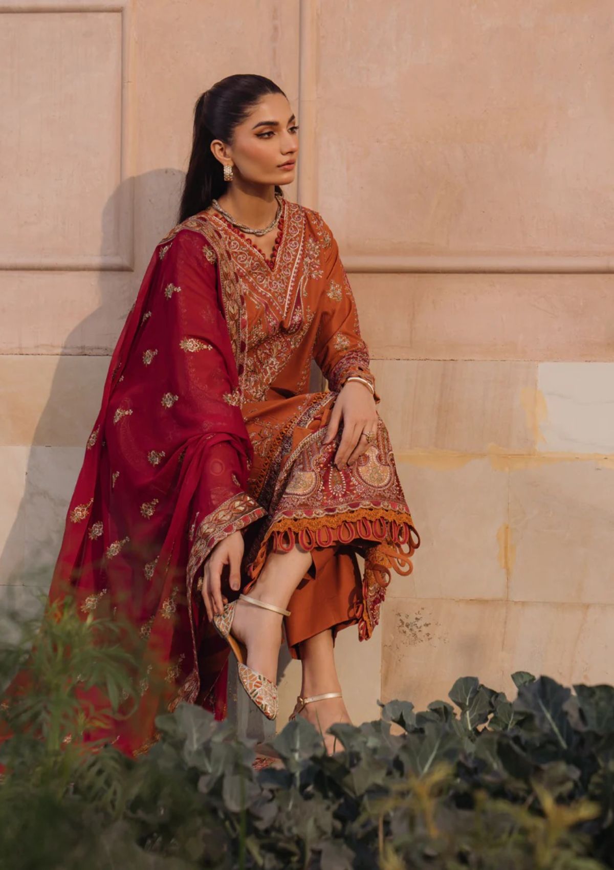 Xenia Farozaan Lawn'24 XF-06 ZAFEERAH - Mohsin Saeed Fabrics