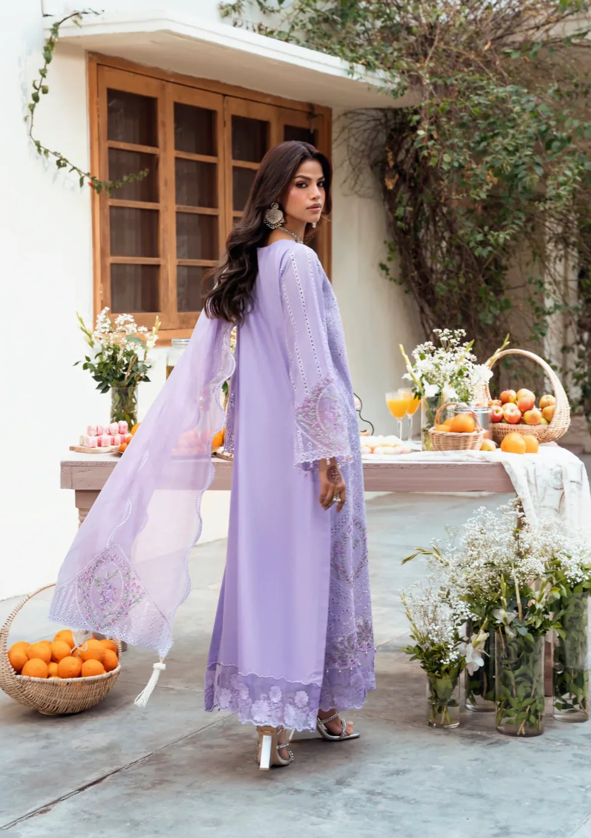 Naqsh Chikankari Festive Edit'26 NS-00193 Lavendar