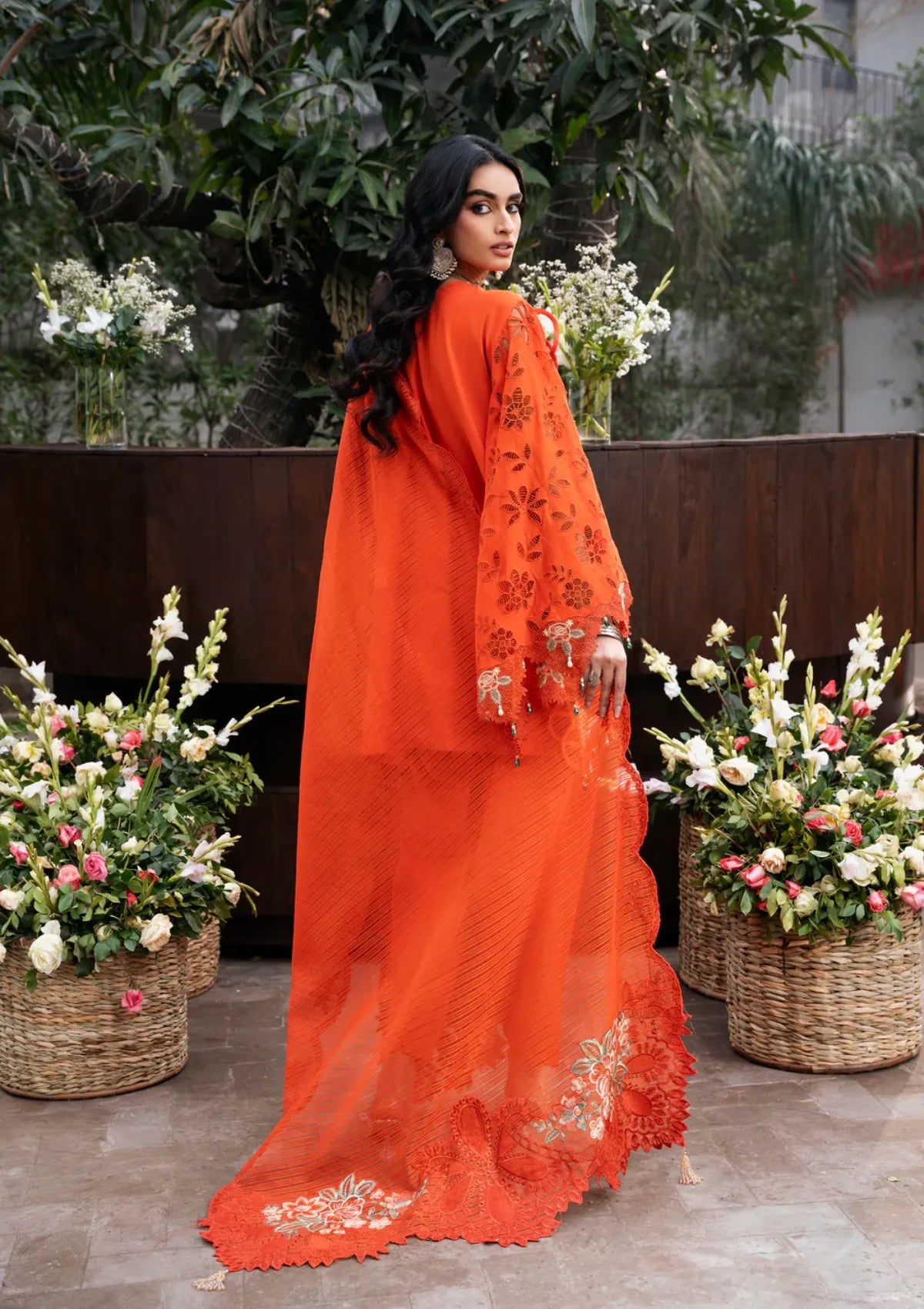 Naqsh Chikankari Festive Edit'26 NS-00202 Maple Glow