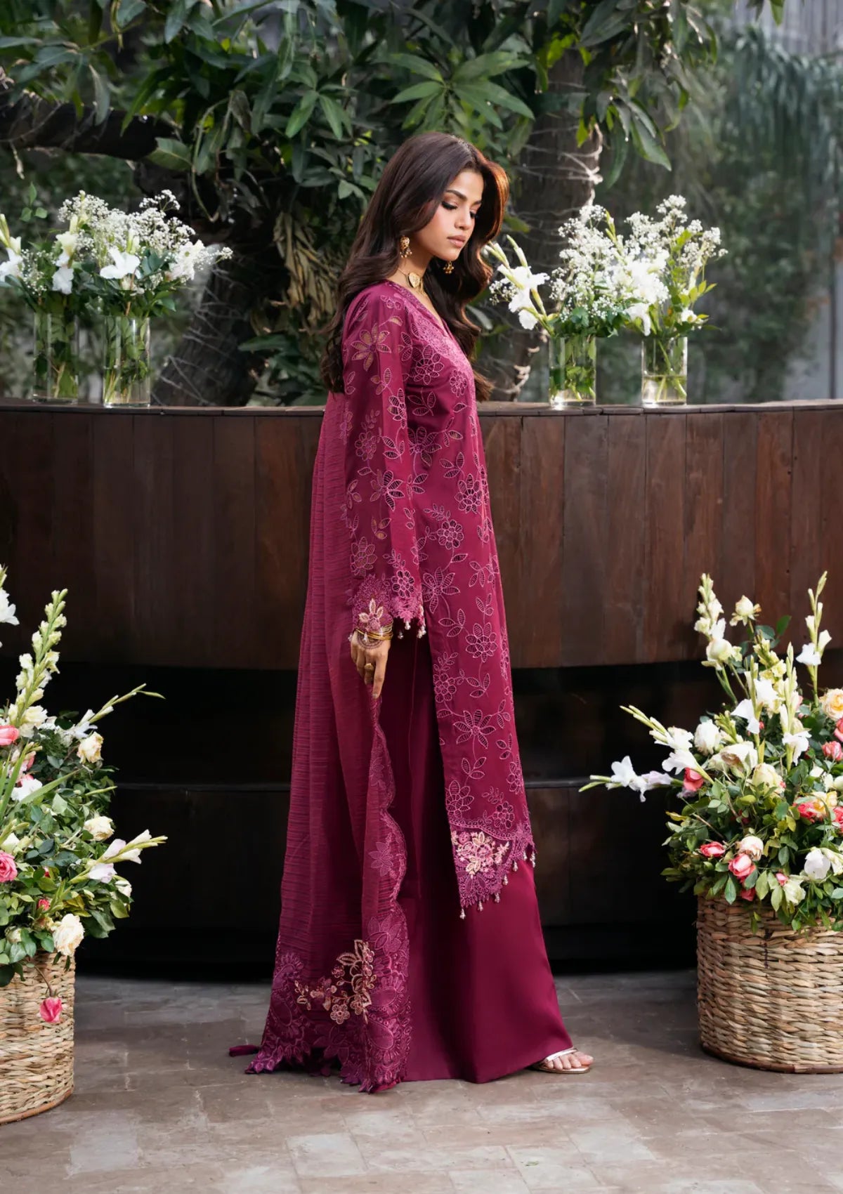 Naqsh Chikankari Festive Edit'26 NS-00203 Twilight Orchid