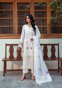 Naqsh Chikankari Festive Edit'26 NS-00205 White Gem
