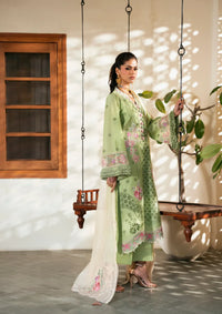 Naqsh Chikankari Festive Edit'26 NS-00204 Green Peace