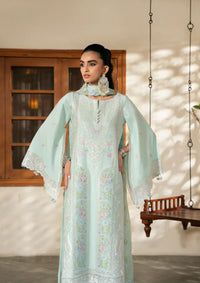 Naqsh Chikankari Festive Edit'26 NS-00196 Aqua Bloom