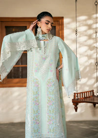 Naqsh Chikankari Festive Edit'26 NS-00196 Aqua Bloom