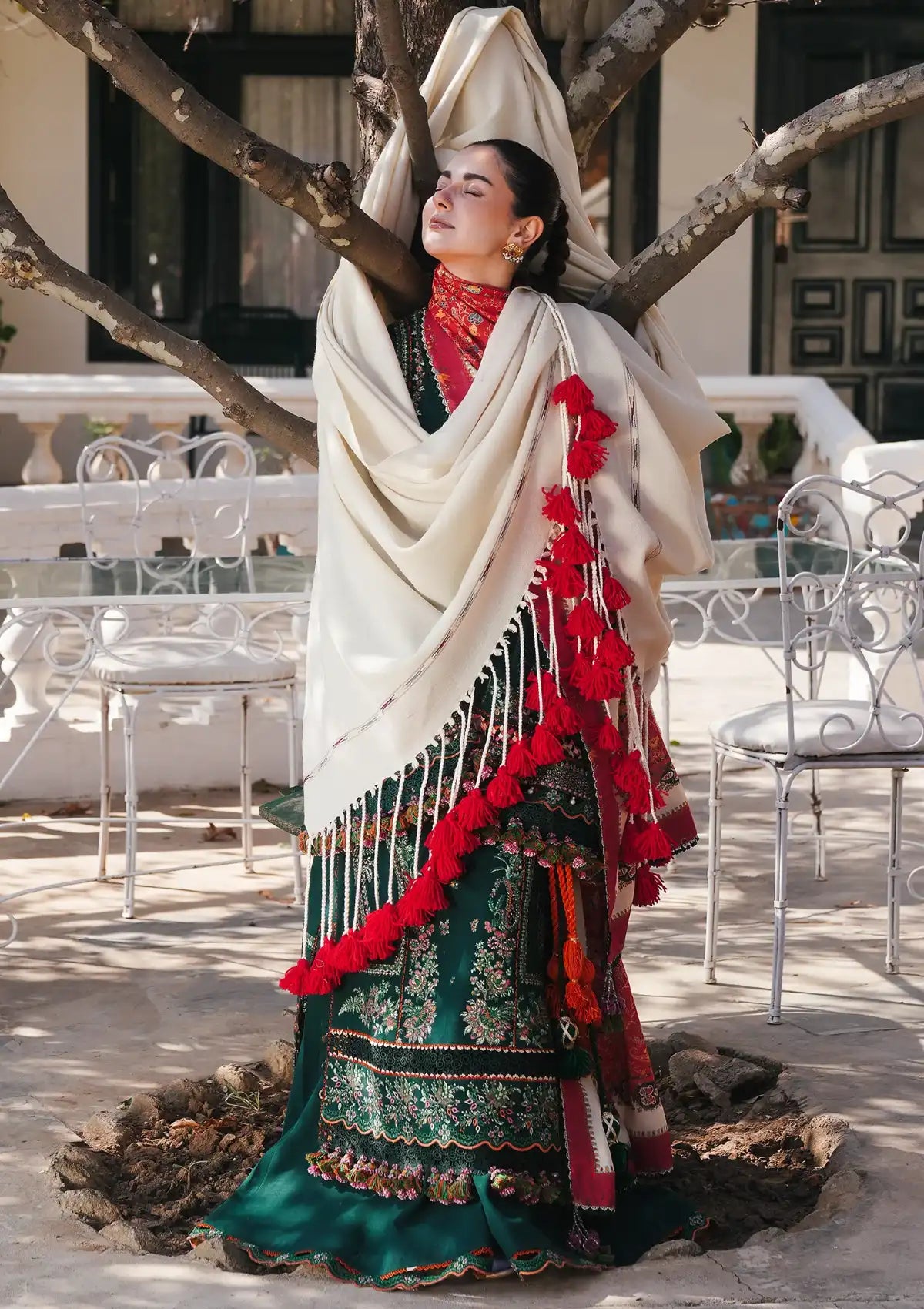 Hussain Rehar Winter Shawl'24 MASARRAH