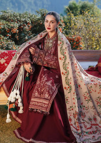 Hussain Rehar Winter Shawl'24 ZARAN