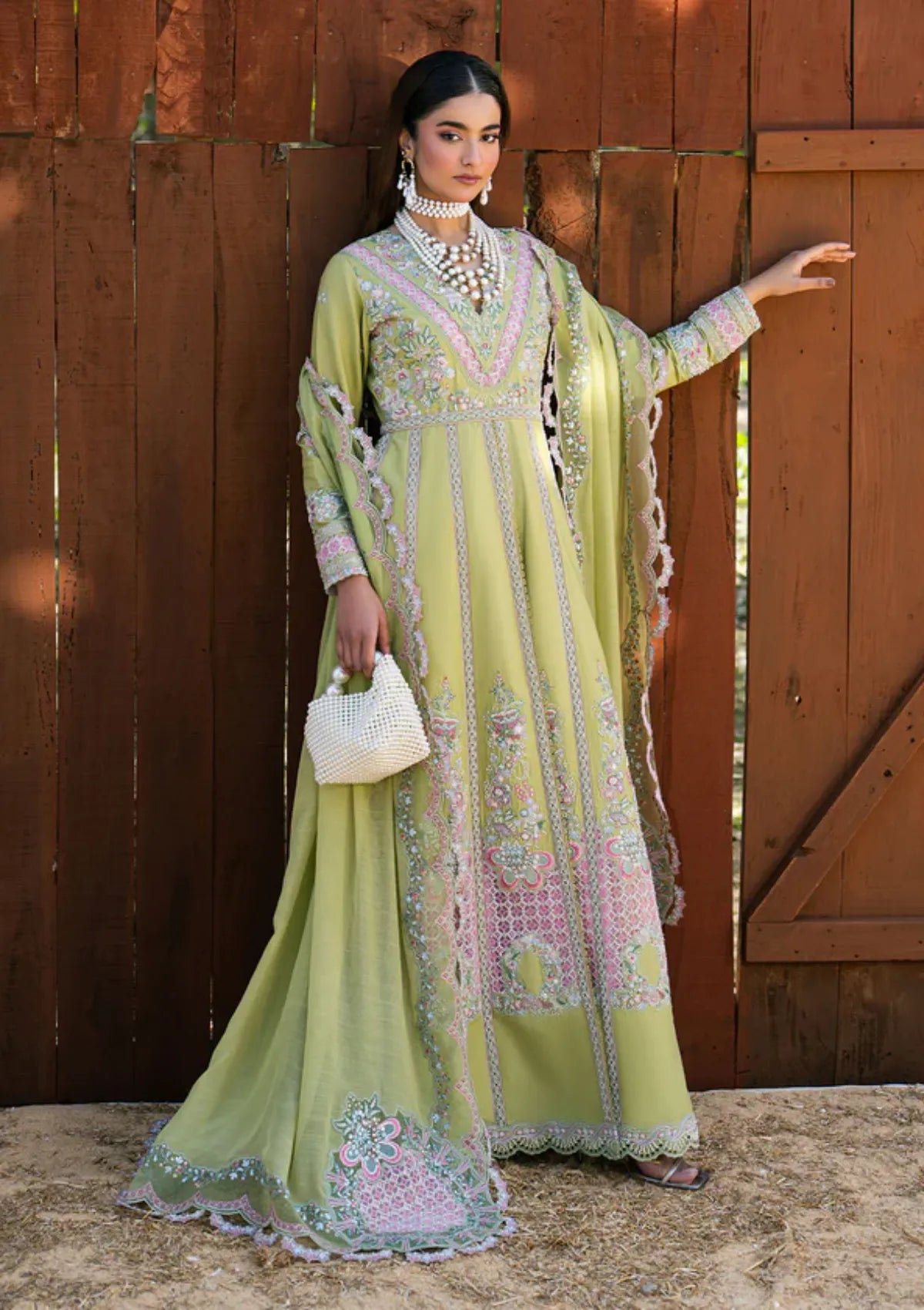 Zarizaa Aura of Flora Emb Lawn'26 D-03 MOSS