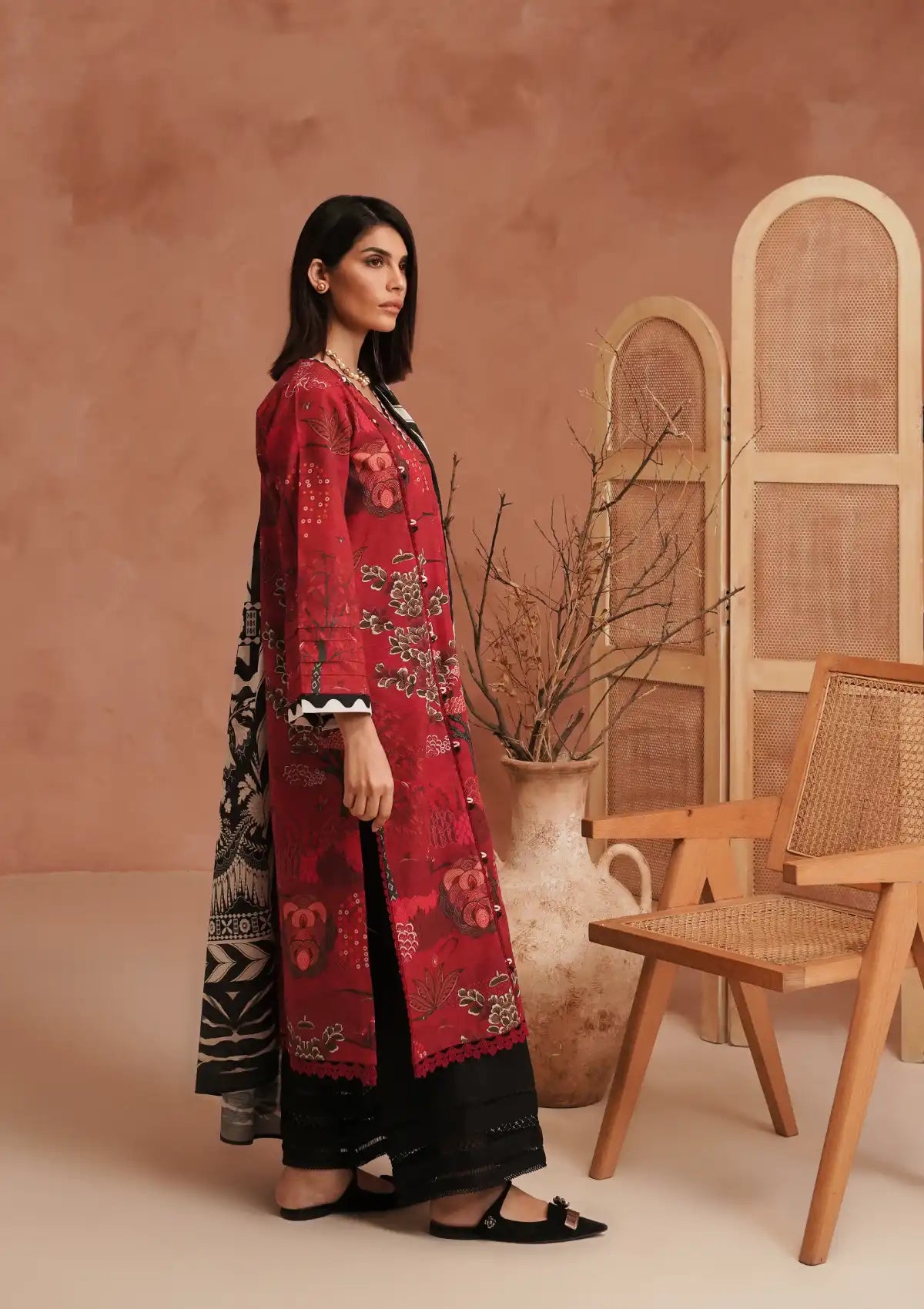 Manara Winter Emb Pret'24 FAHA - Mohsin Saeed Fabrics