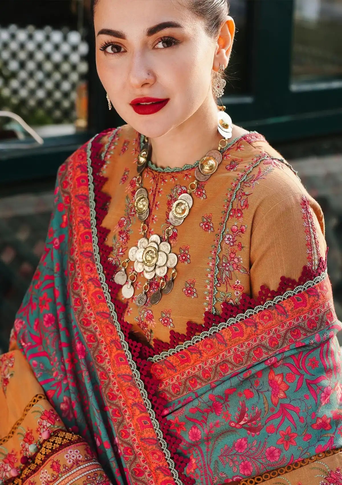 Hussain Rehar Winter Shawl'24 HORAIN