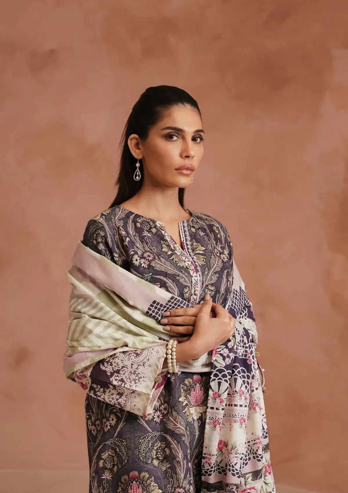 Manara Winter Emb Pret'24 MYRA - Mohsin Saeed Fabrics