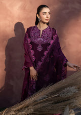 Zarizaa Aura of Flora Emb Lawn'26 D-10 BERRY