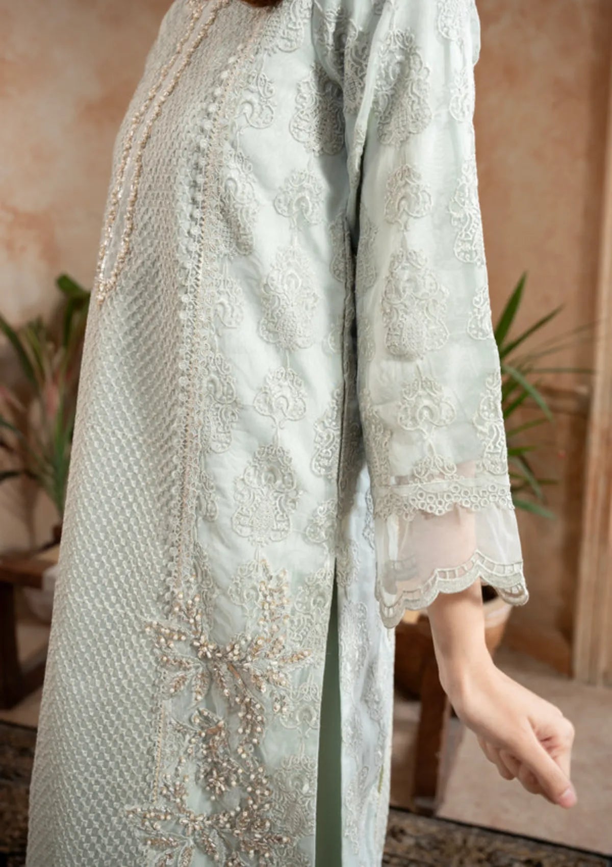 Manahils Shehr-e-Husn'26 182-PASTEL GREEN