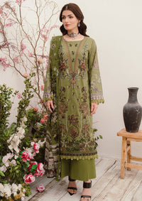 Mashaal Luxury Lawn By Ramsha'24 D-09 - Mohsin Saeed Fabrics