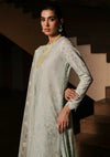 Afrozeh Festive Chikankari Lawn'24 AL-06 Celadon