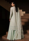 Afrozeh Festive Chikankari Lawn'24 AL-06 Celadon