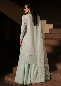 Afrozeh Festive Chikankari Lawn'24 AL-06 Celadon - Mohsin Saeed Fabrics