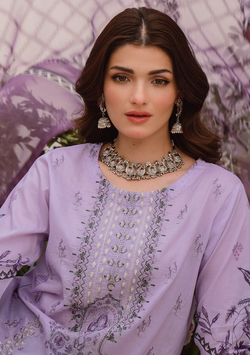 Mashaal Luxury Lawn By Ramsha'24 D-05 - Mohsin Saeed Fabrics