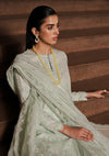 Afrozeh Festive Chikankari Lawn'24 AL-06 Celadon