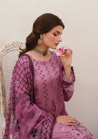 Mashaal Luxury Lawn By Ramsha'24 D-03 - Mohsin Saeed Fabrics