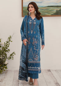 Mashaal Luxury Lawn By Ramsha'24 D-12 - Mohsin Saeed Fabrics