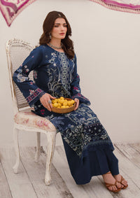 Mashaal Luxury Lawn By Ramsha'24 D-01 - Mohsin Saeed Fabrics