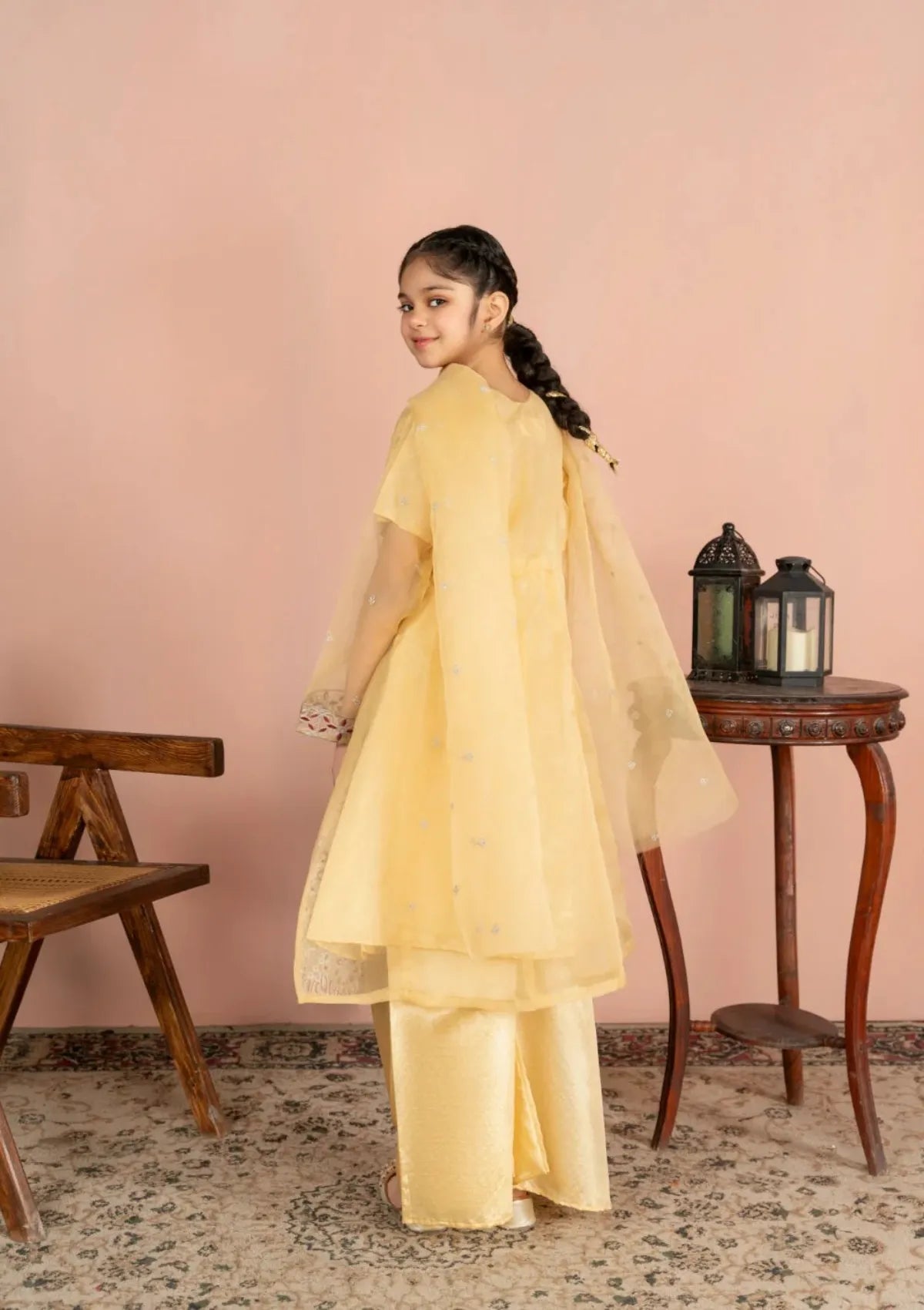 Kids Festive By Khayat Lemon Yellow