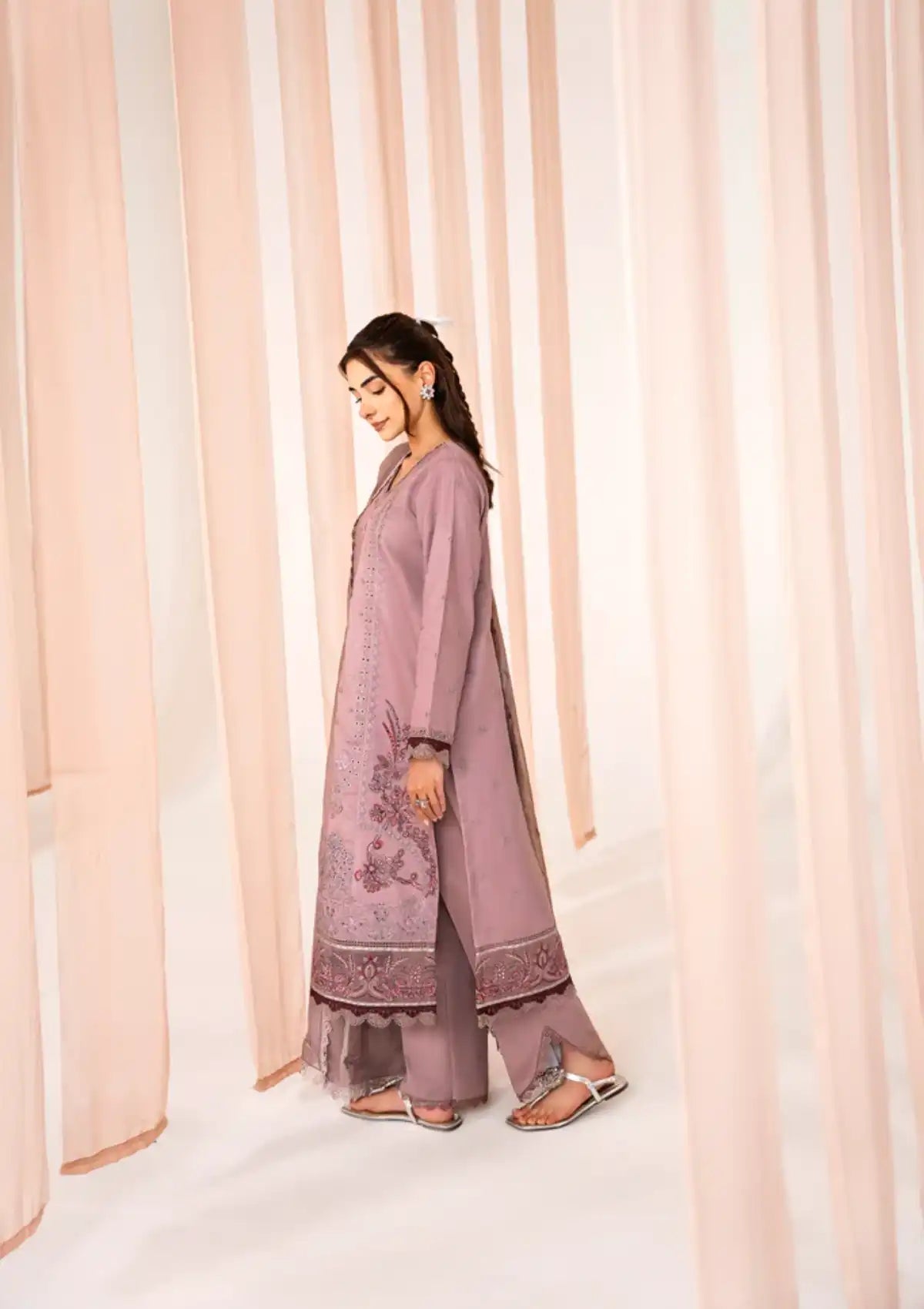 Florent Festive Lawn'24 FL-7 - Mohsin Saeed Fabrics