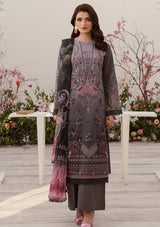 Mashaal Luxury Lawn By Ramsha'24 D-02 - Mohsin Saeed Fabrics