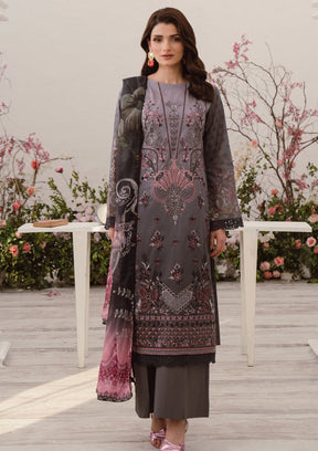 Mashaal Luxury Lawn By Ramsha'24 D-02 - Mohsin Saeed Fabrics