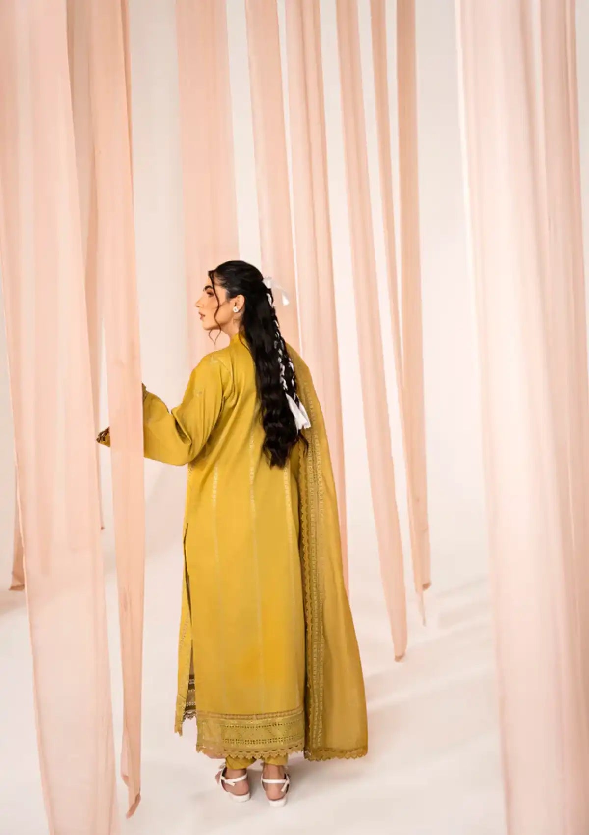 Florent Festive Lawn'24 FL-6A - Mohsin Saeed Fabrics