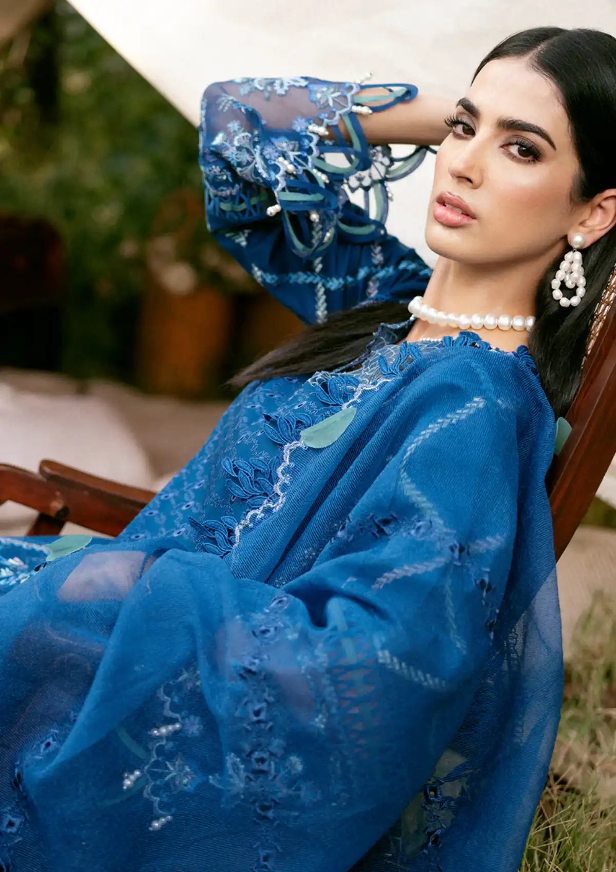 Sardinia Luxury Lawn Eid Edit'24 SR-406 VERONA - Mohsin Saeed Fabrics